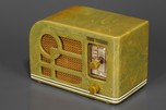 Tom Thumb &rsquo;Deco&rsquo; Catalin Radio in Azure Blue - Super Rare